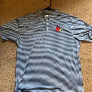 Louisville gray polo